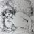 Auguste Renoir  - Femme nue couchée , tournée à gauche - Lithographie 1910